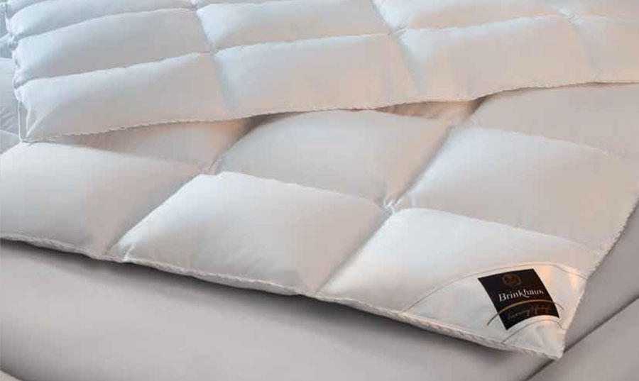 Одеяло пуховое BRINKHAUS CHATEAU, 155х220 см (1,5-сп), всесезонное (3-х зональное)